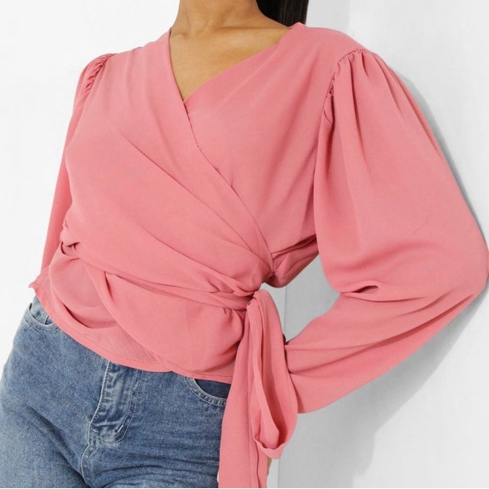 Wrap Blouse Top
